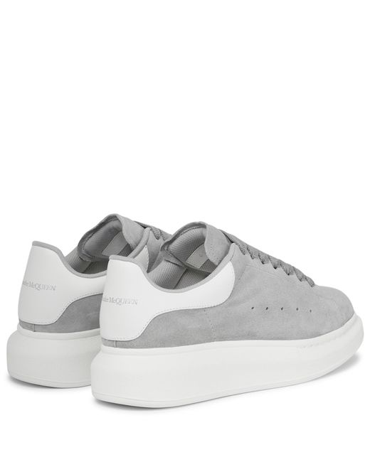 suede mcqueens grey