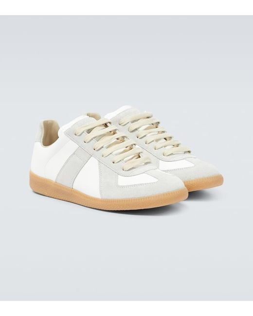 Maison Margiela Sneakers Replica Aus Leder in White für Herren
