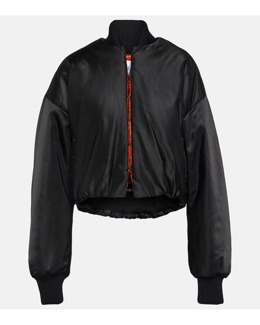 Bomber Oversized Alaïa de color Black
