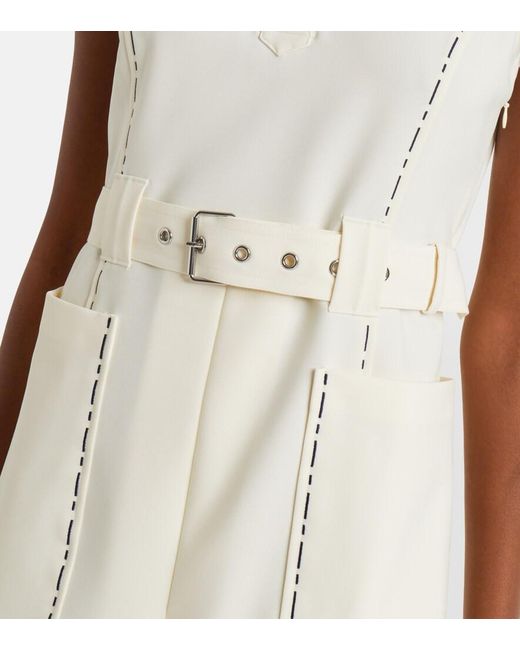 Tory Burch Natural Belted Polo Dress