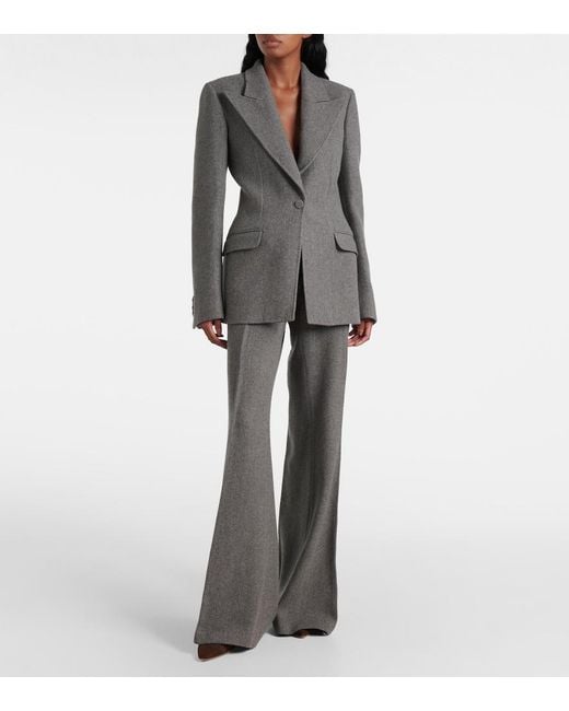 Gabriela Hearst Brown Peggy 50 Suede Pumps