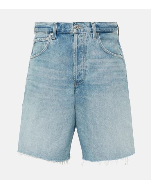 Shorts di jeans Ayla di Citizens of Humanity in Blue