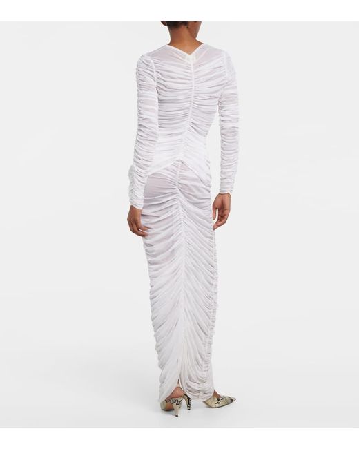 Khaite White Top Haven Aus Einem Seidengemisch