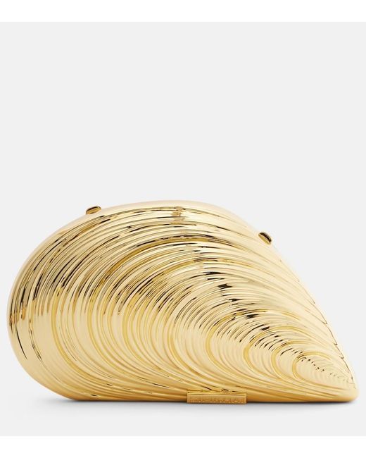 Jonathan Simkhai Metallic Clutch Bridget