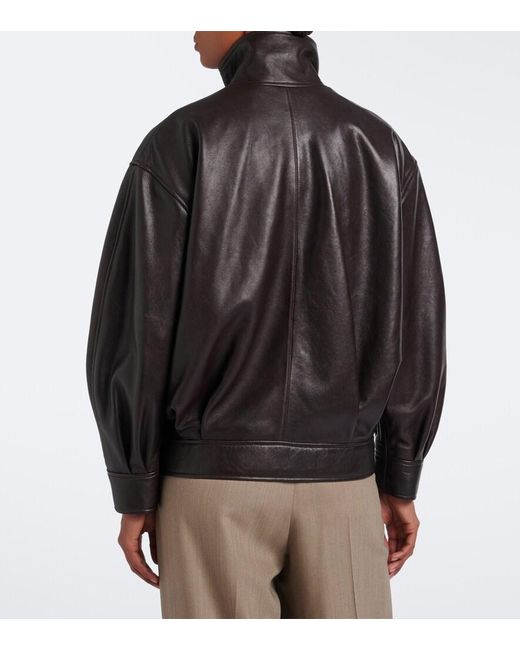 Arma Black Leather Jacket