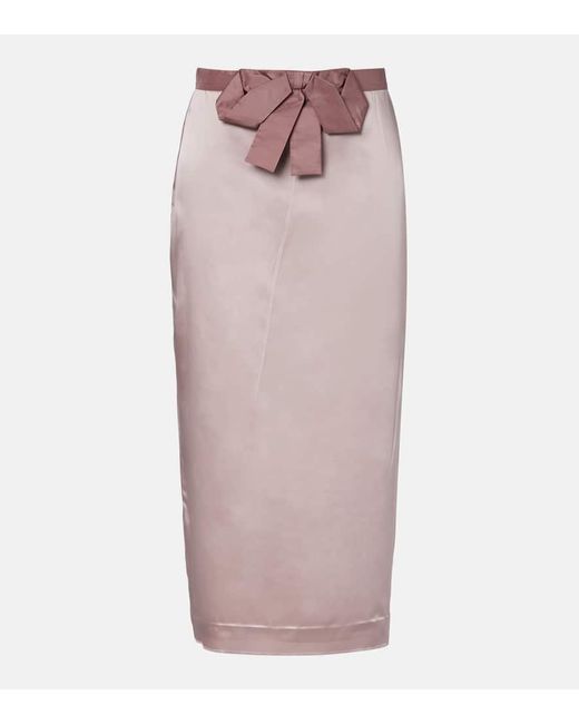 Gonna Midi di Valentino in Pink