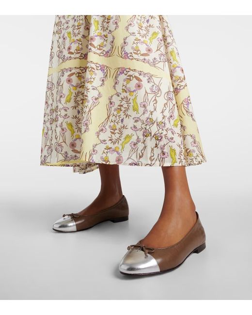 Ballerine di Tory Burch in Brown