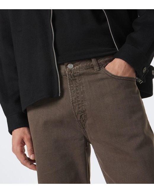 FRAME Brown Straight Jeans for men