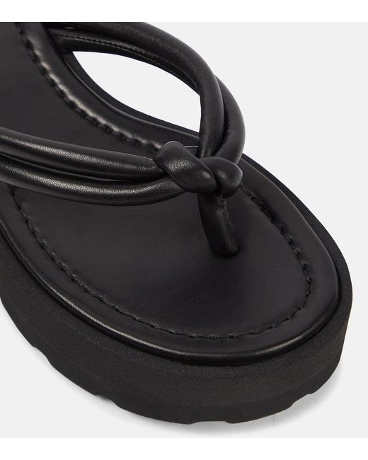 Sandalias de piel Gianvito Rossi de color Black