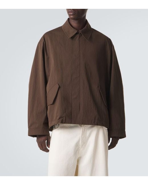 Studio Nicholson Brown Comba Cotton-Blend Jacket for men