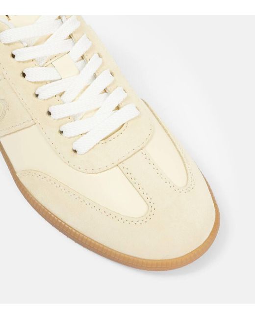 Baskets Tabs En Cuir Et Daim Tod's en coloris Natural