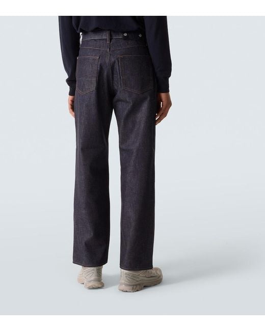 Stone Island Blue Mid-Rise Straight Jeans for men