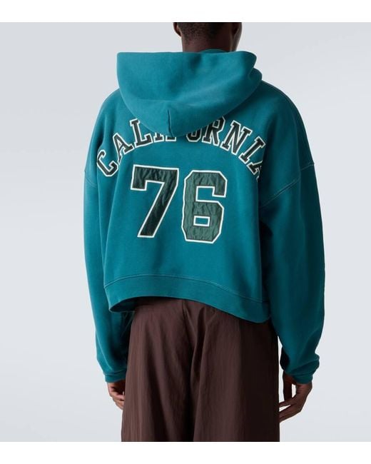 Sudadera Con Capucha De Algodon ERL de hombre de color Blue