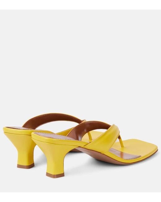 Sandalias Portofino 55 De Piel Paris Texas de color Yellow