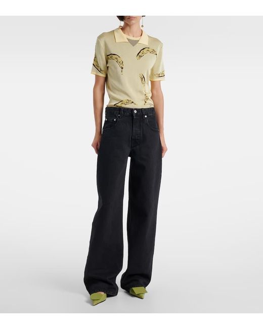 Jean Ample De-Nimes Jacquemus en coloris Black