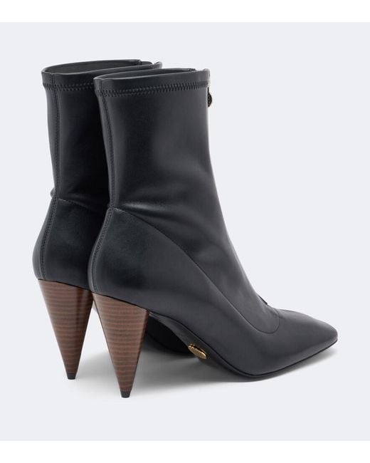 Stella McCartney Black Zipped Ankle Boots