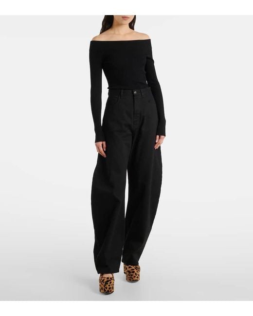 Alaïa Brown Wedges Criss Cross Aus Kalbshaar