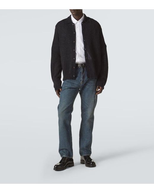 Undercover Blue Painter Straight Jeans for men