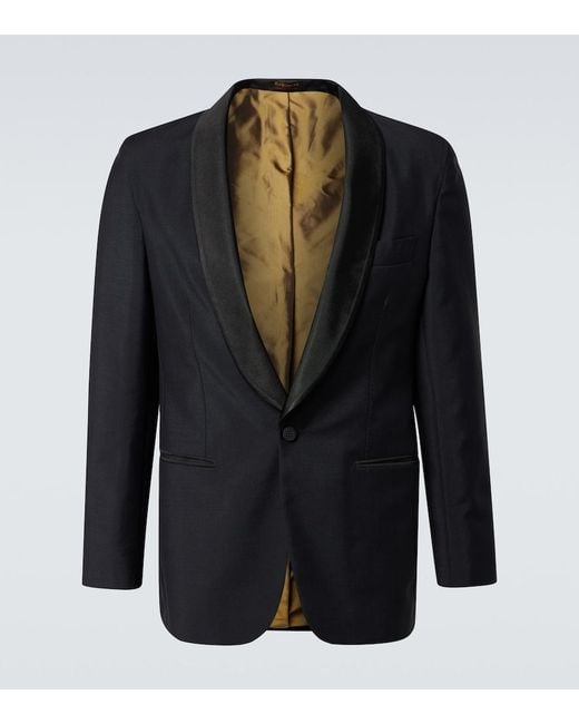 Rubinacci Black Wool Tuxedo for men