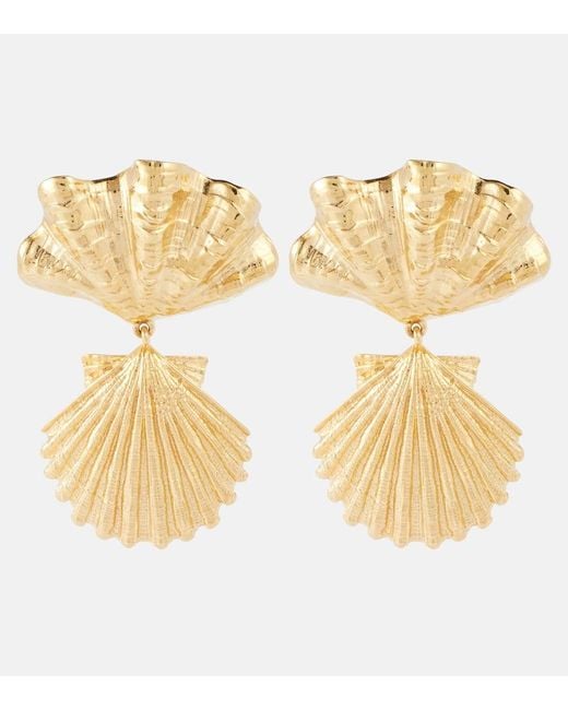 Chloé Metallic Ohrringe Shells