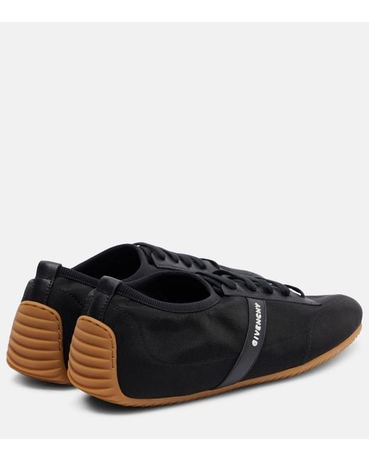 Givenchy Black Sneakers Slim Mit Leder