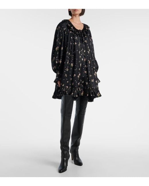 Botas Mosqueteras Eve De Piel Chloé de color Black