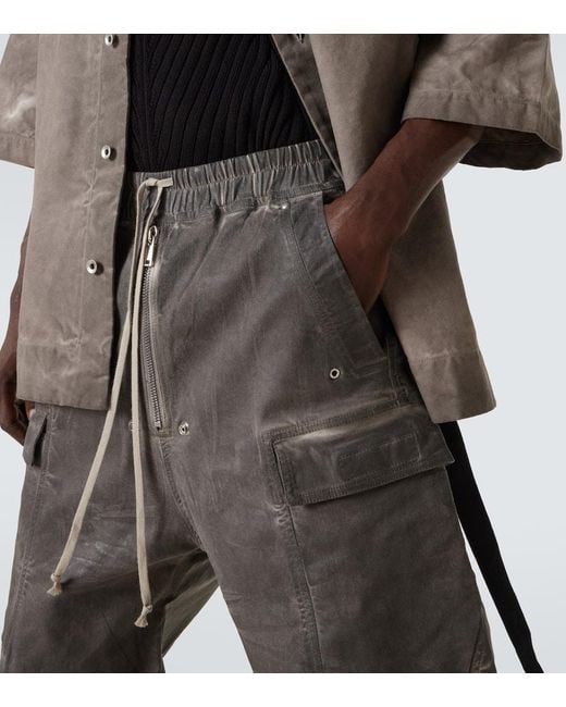 Rick Owens Oversize-Cargohose Bela in Gray für Herren