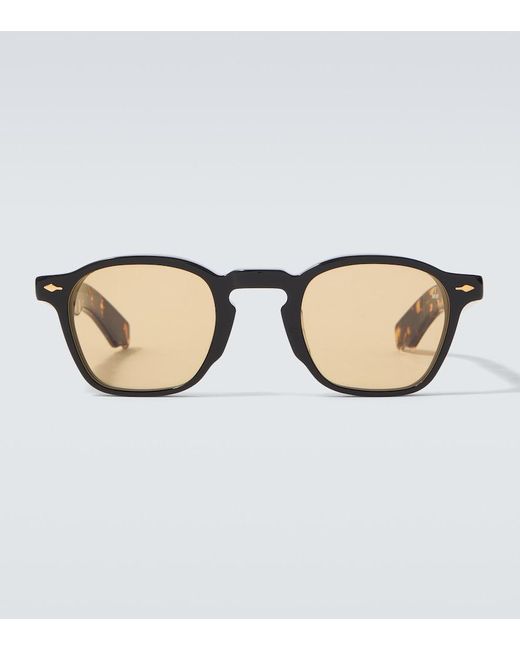 Jacques Marie Mage Brown Zephirin Round Sunglasses for men