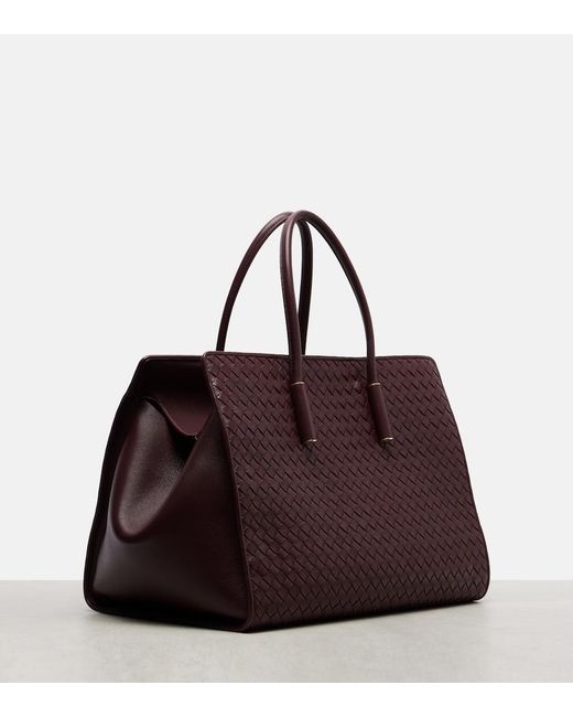 Bottega Veneta Red Tote Bag Barbara Medium Aus Leder