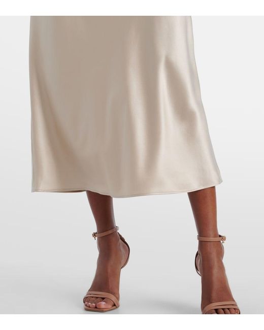Robe En Satin De Soie Joseph en coloris Natural