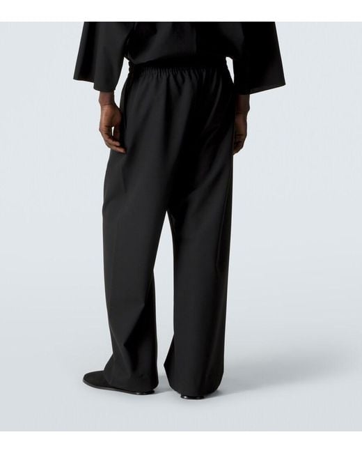 Fear Of God Black Virgin Wool Wide-Leg Pants for men