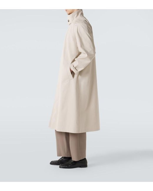 The Row Natural Nivara Cotton Poplin Coat for men
