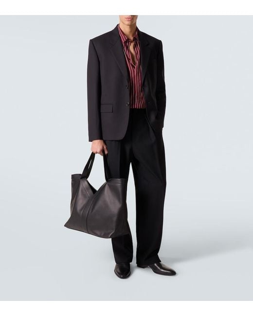 Saint Laurent Tote Bag Y Large Aus Leder in Black für Herren