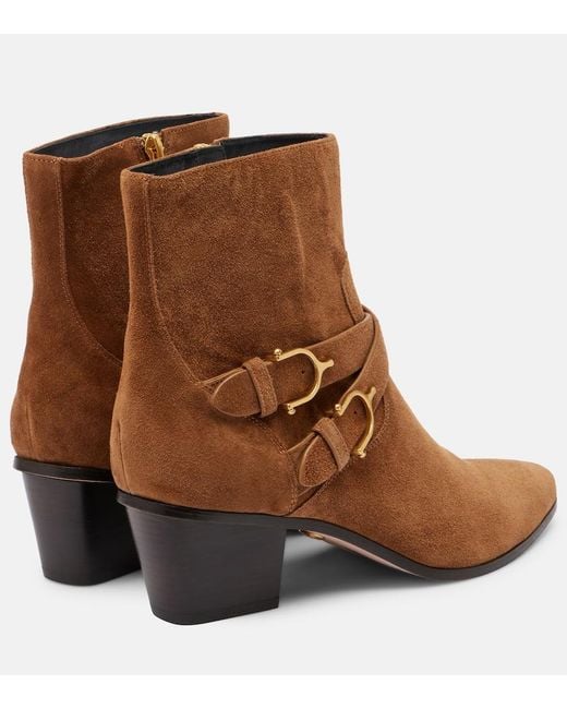Veronica Beard Brown Ashby 50 Suede Ankle Boots
