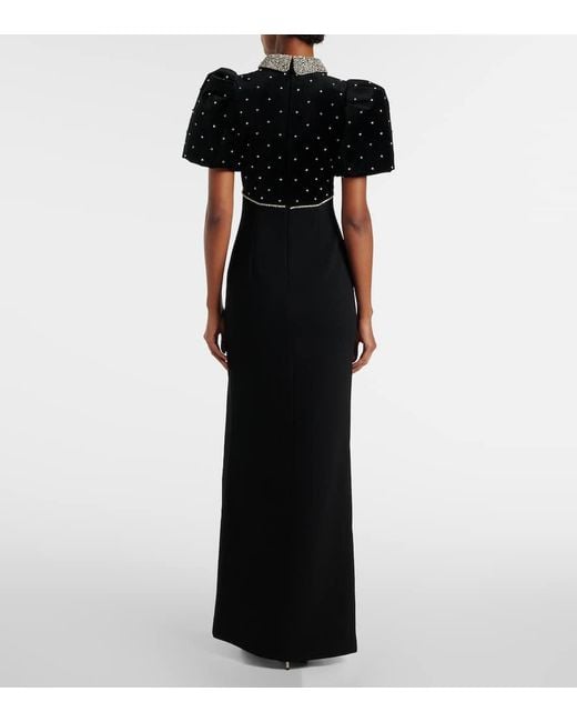 Rebecca Vallance Giovanna Embellished Gown in Black | Lyst