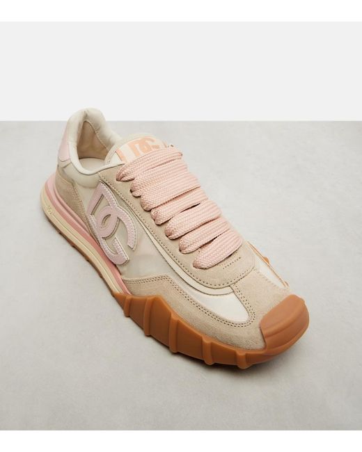 Dolce & Gabbana Pink Dolce & Gabbana Dg Athletic Sneakers