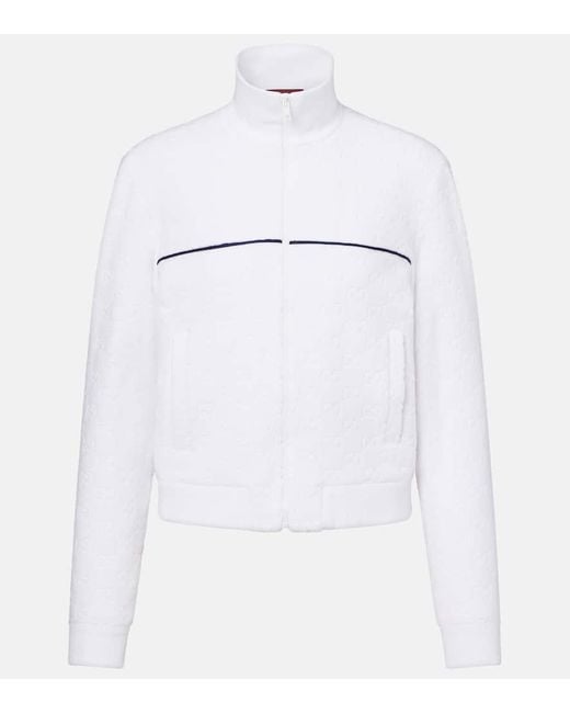 Veste Gg En Coton Melange Gucci en coloris White