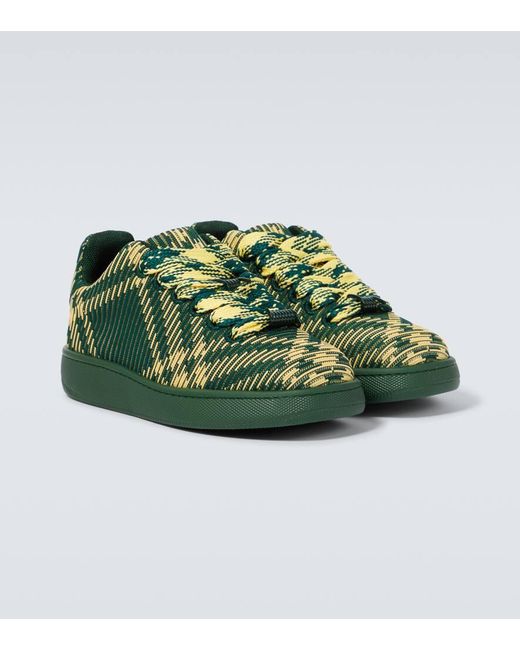 Burberry Sneakers Check in Green für Herren