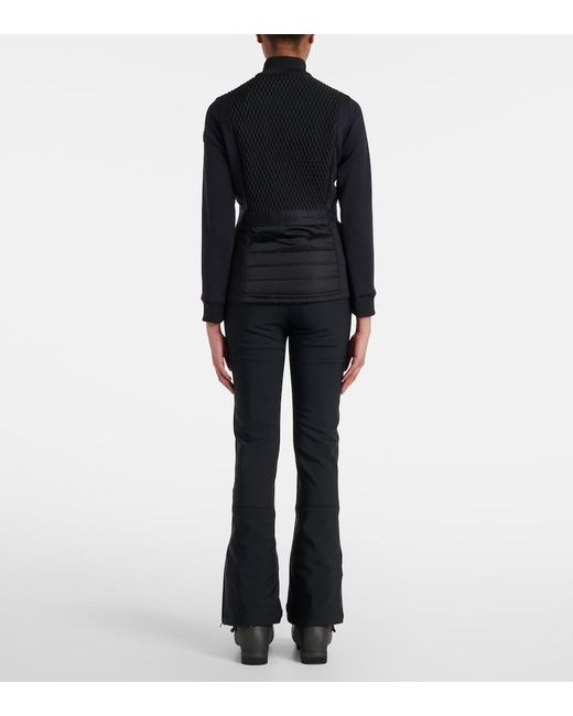 Fusalp Black High-neck Zipped Jacket