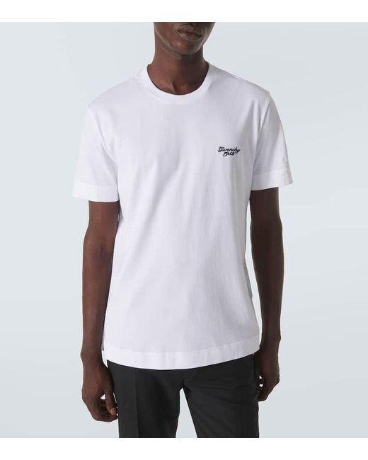 Givenchy T-Shirt aus Baumwoll-Jersey in White für Herren