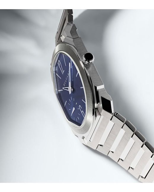 BVLGARI Metallic Octo Finissimo Stainless Steel Watch for men
