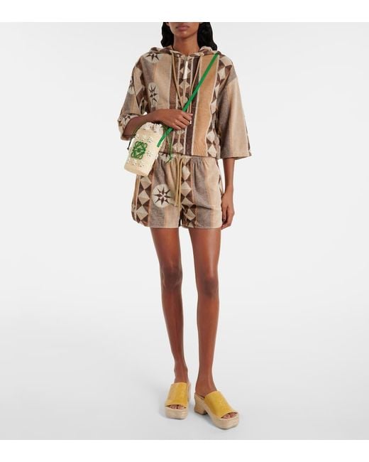 Loewe Green Paula's Ibiza Verzierte Bucket-Bag Anagram