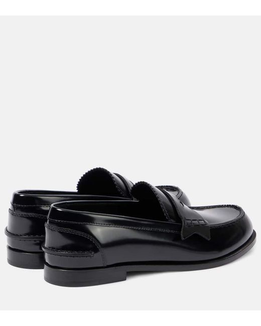 Mocassins Penny En Cuir Christian Louboutin en coloris Black
