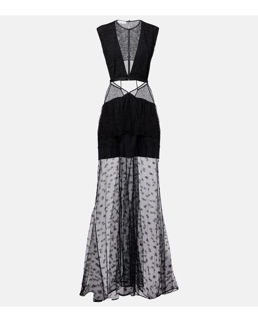 Stella McCartney Black Lace Gown