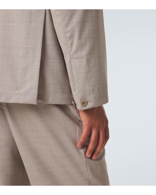 STÒFFA Natural Wool Blazer for men