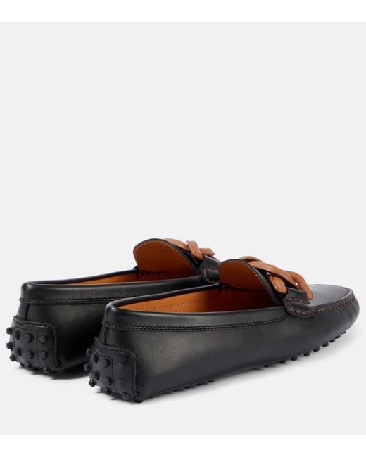 Tod's Brown Gommino Kate Leather Moccasins