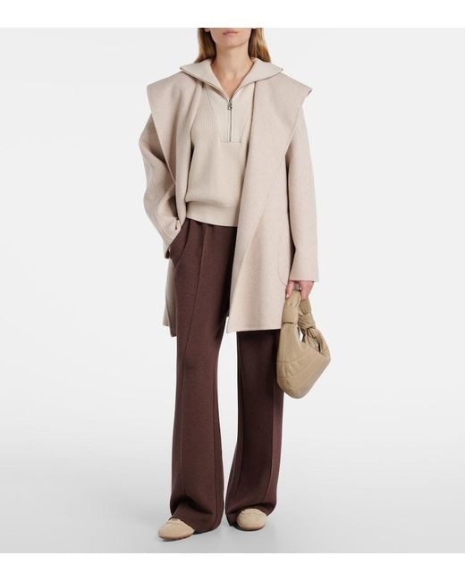 Varley Natural Edgemere Wool-Blend Wrap Jacket