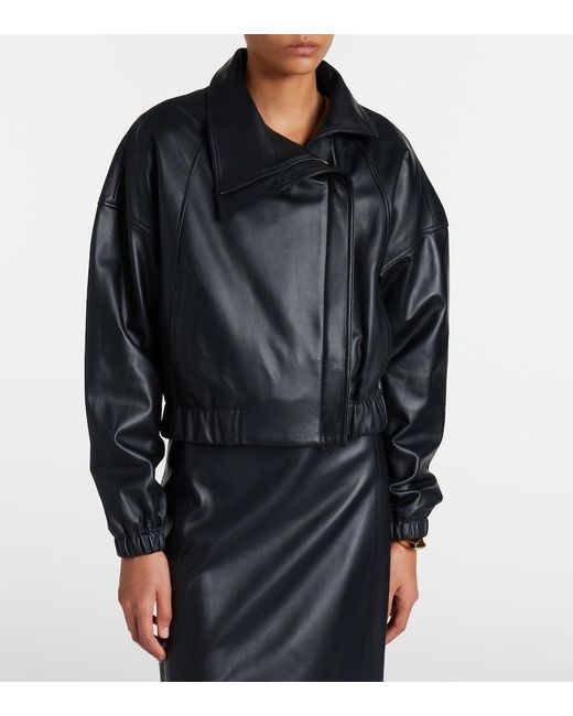 Vince Black Leather Jacket