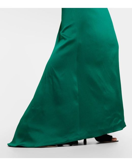 Vestido de fiesta Astral de saten drapeado Vivienne Westwood de color Green