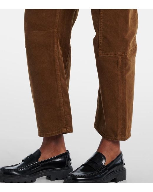 Citizens of Humanity Brown Marcelle Cotton Corduroy Cargo Pants